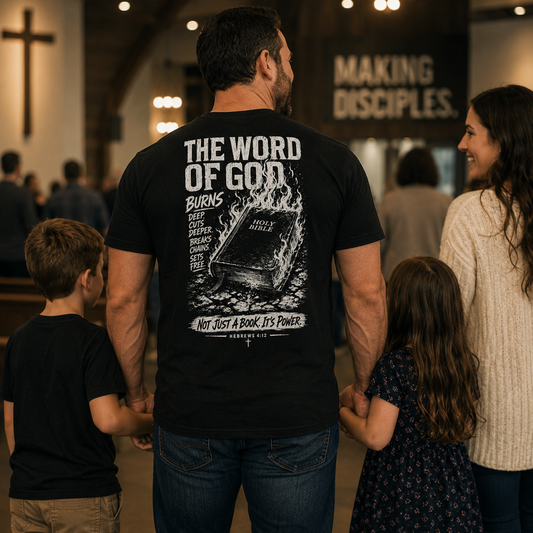 THE WORD OF GOD BURNS™ Christian T-Shirt