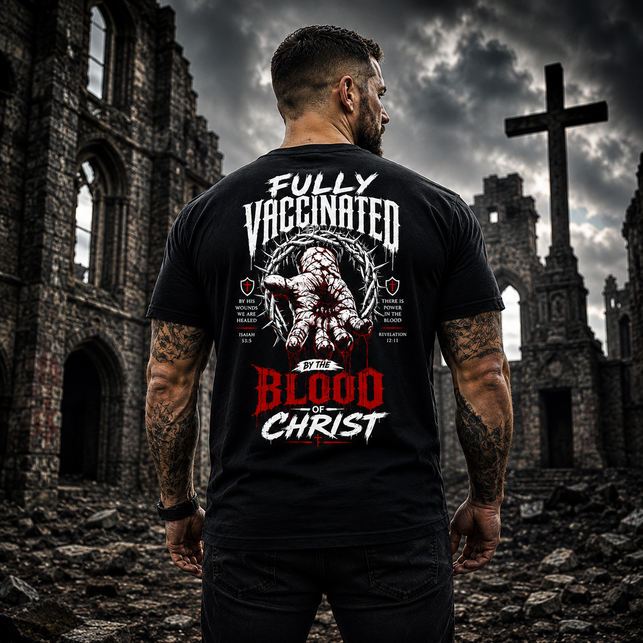 FULLY VACCINATED™ Christian T-Shirt
