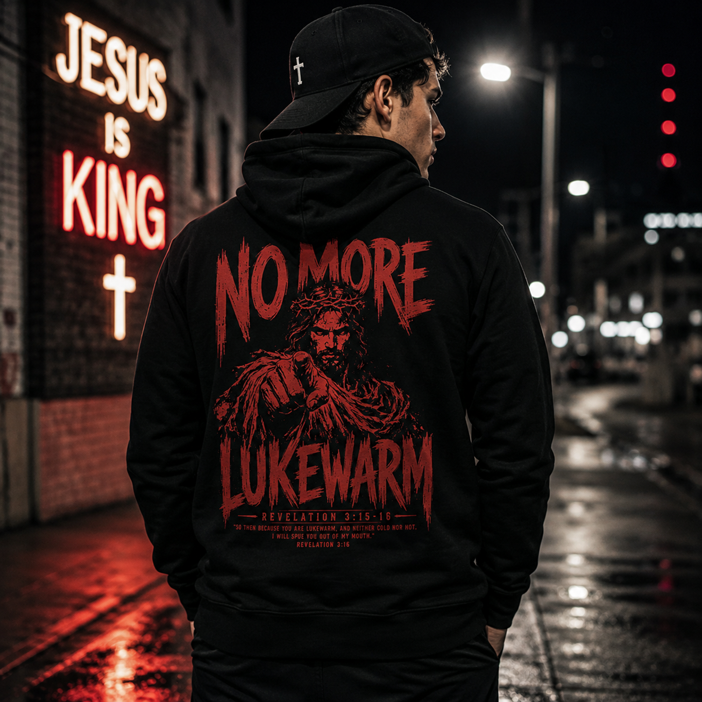 NO MORE LUKEWARM™ Christian Hoodie