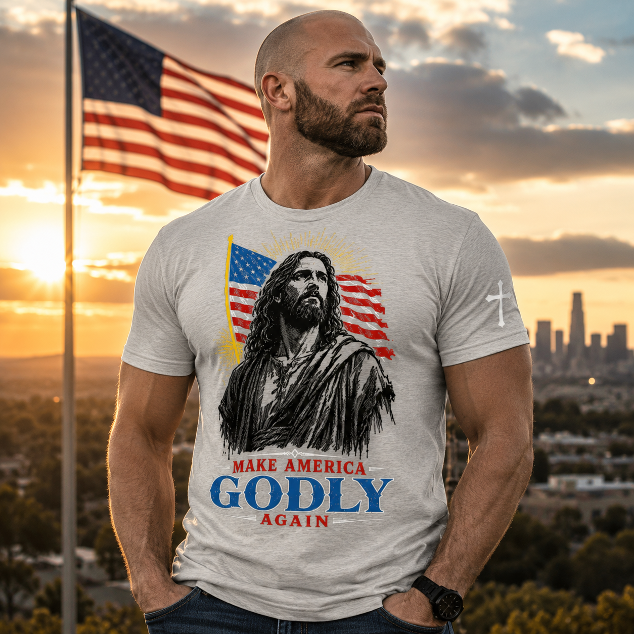 MAKE AMERICA GODLY AGAIN™ Christian T-Shirt
